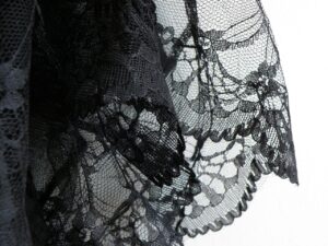 delicate lace fabric